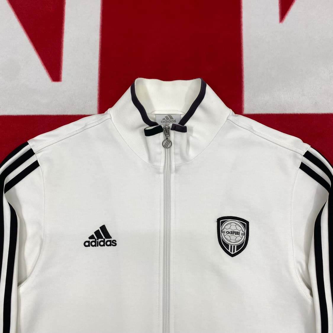 아디다스 아디퓨어 3스트립 화이트 져지 95 상품이미지3