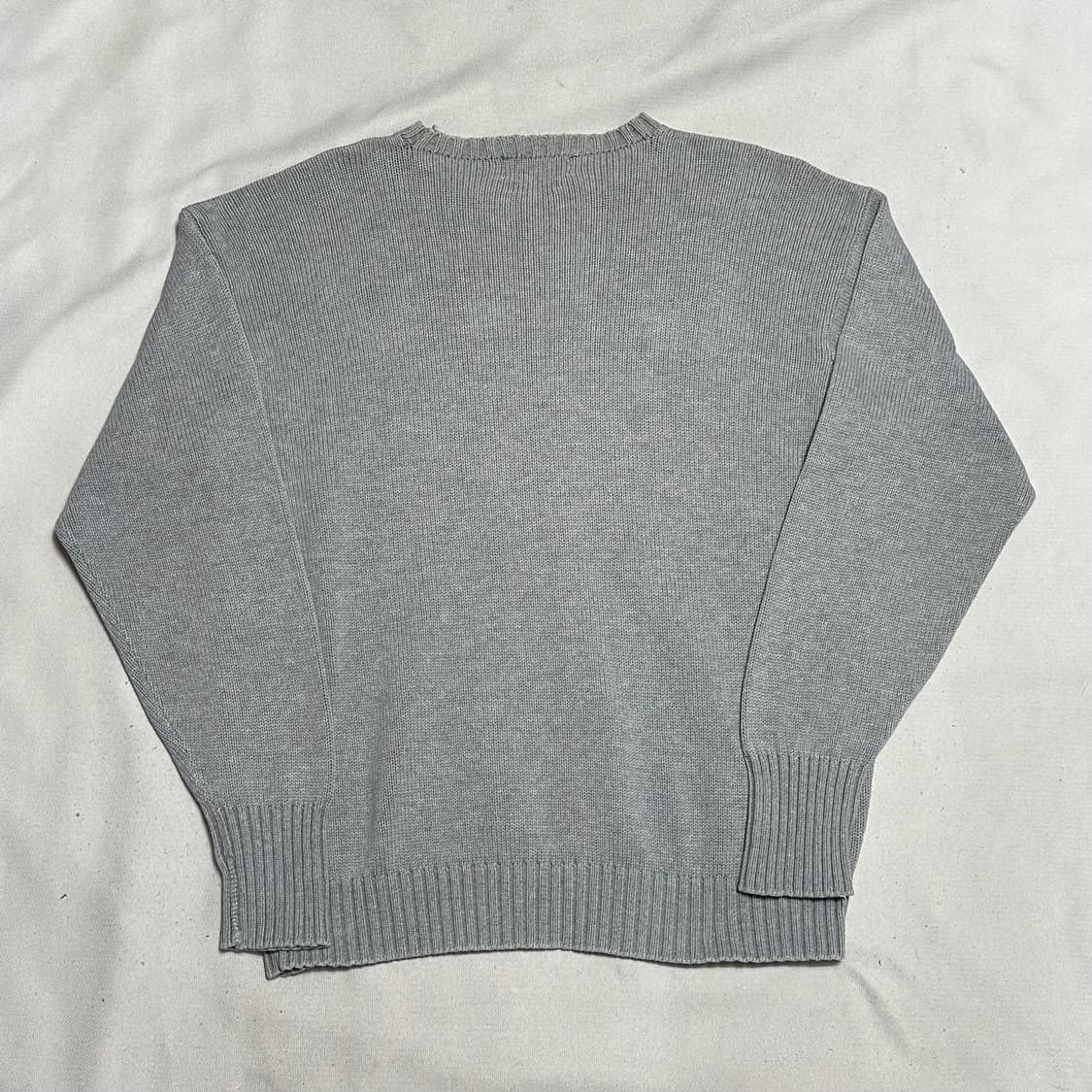 95 폴로랄프로렌 코튼 라운드넥 그레이 니트 상품이미지3