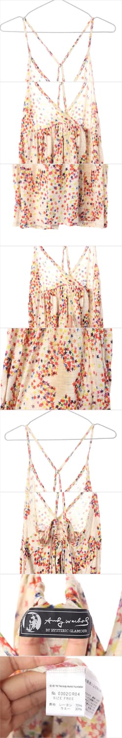 히스테릭글래머 앤디워홀 스타 미니원피스 상품이미지2