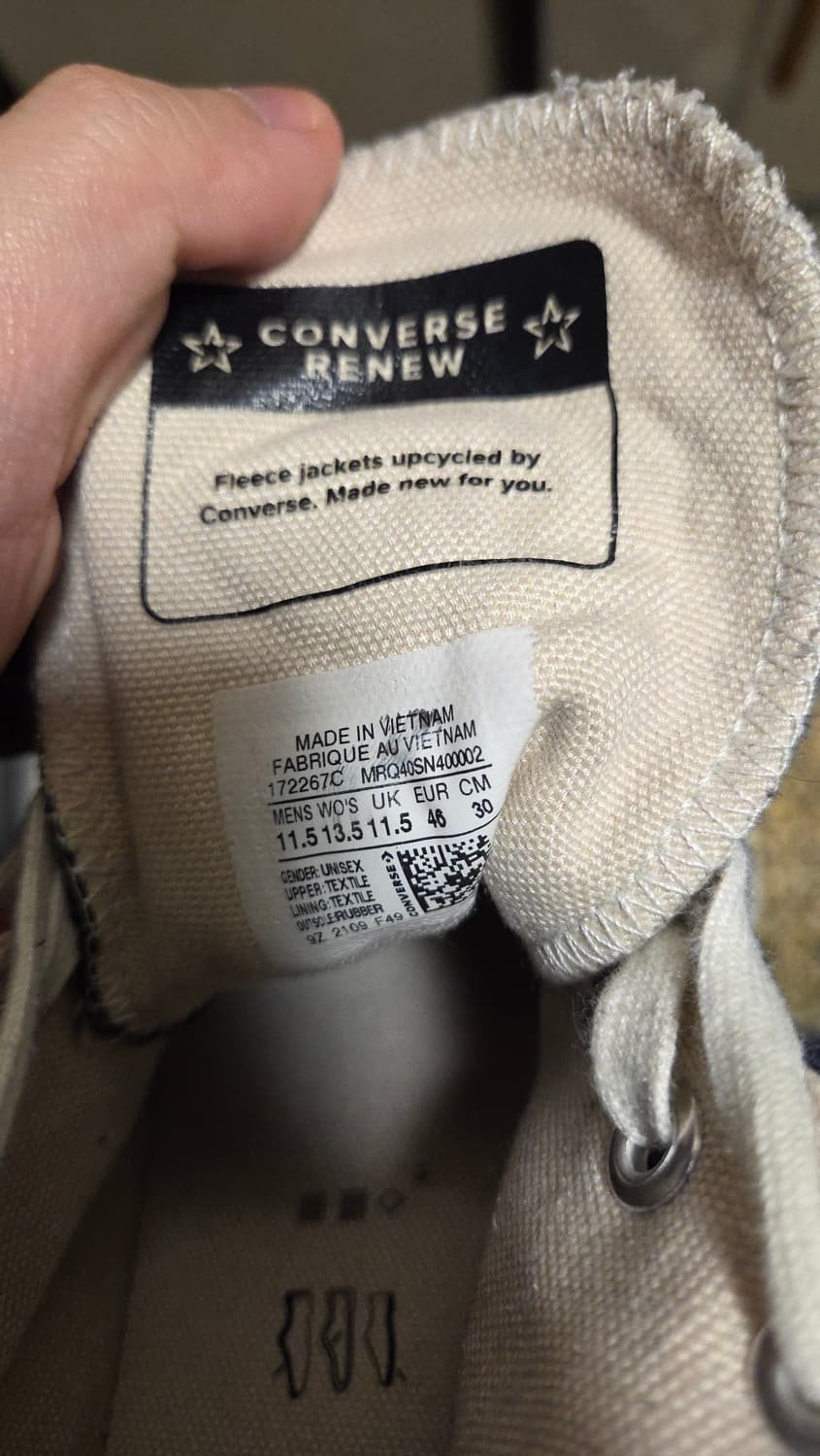 컨버스 블랙 리뉴 척 70 스니커즈 신발 상품이미지4