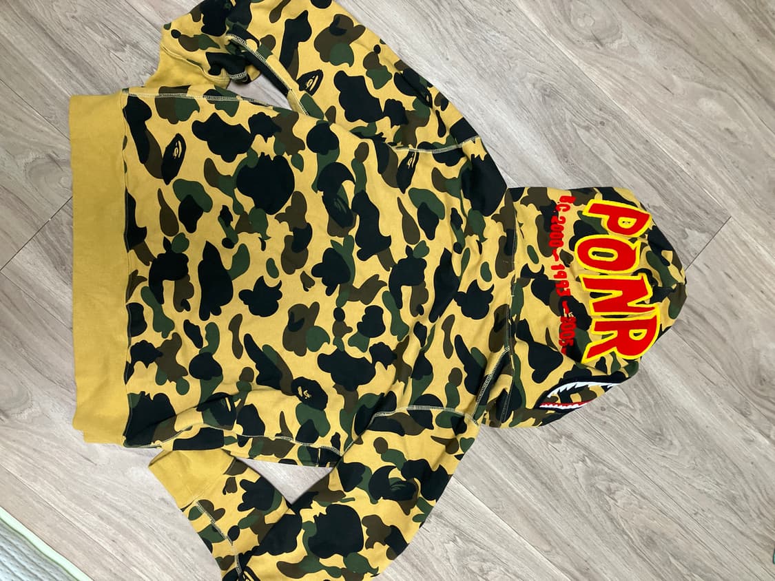 베이프 황계 후드집업 상품이미지2