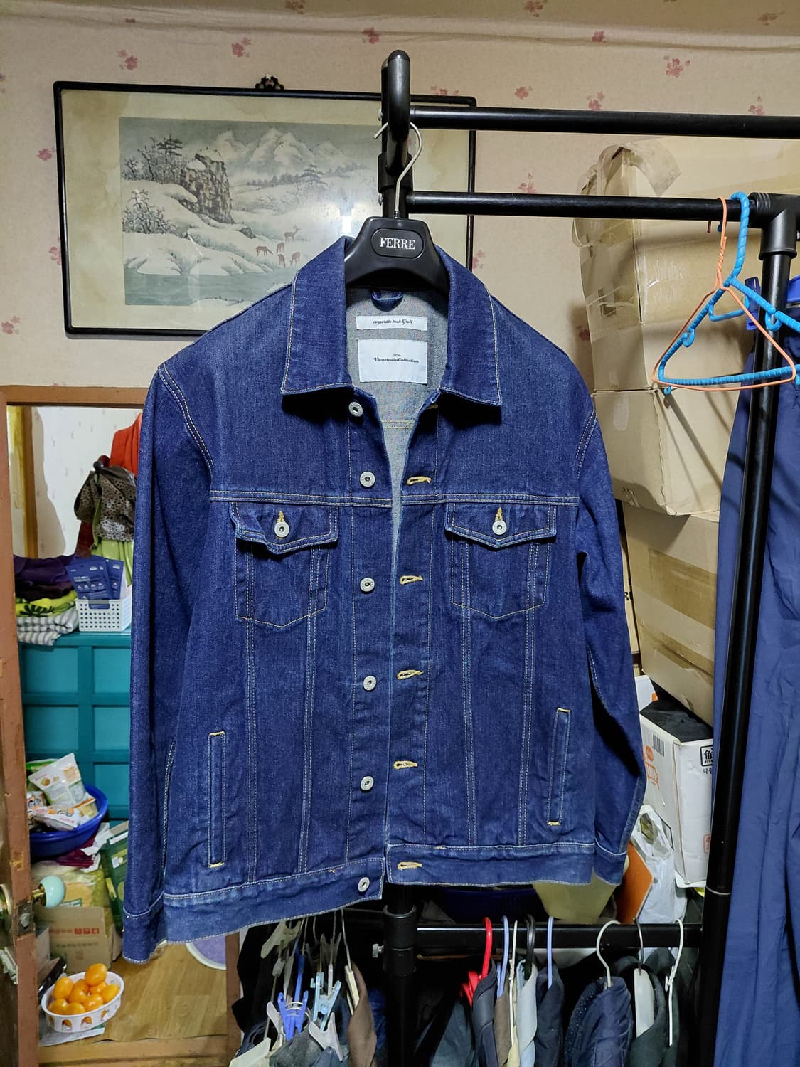 [비바스튜디오]데님 자켓 L사이즈 상품이미지3