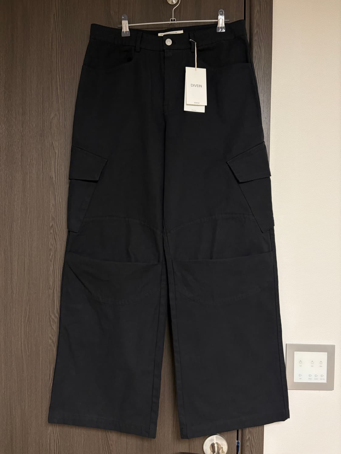 DIVEIN 다이브인 무민서 카고 바지 블랙 1사이즈 상품이미지3