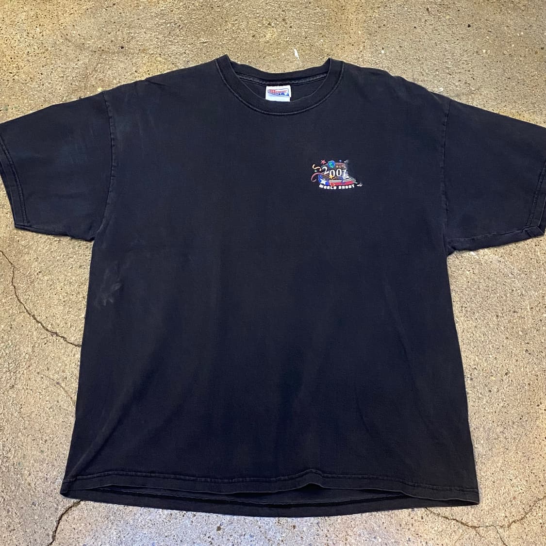 미국 빈티지 헤인즈 월드슛팅챔피언쉽 굿즈 반팔티 상품이미지2