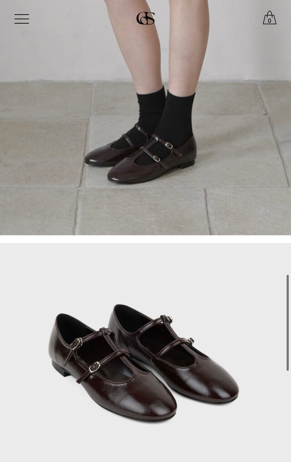 더클로이스터 thecloister 라운드 토 스트랩 플랫슈즈 상품이미지1