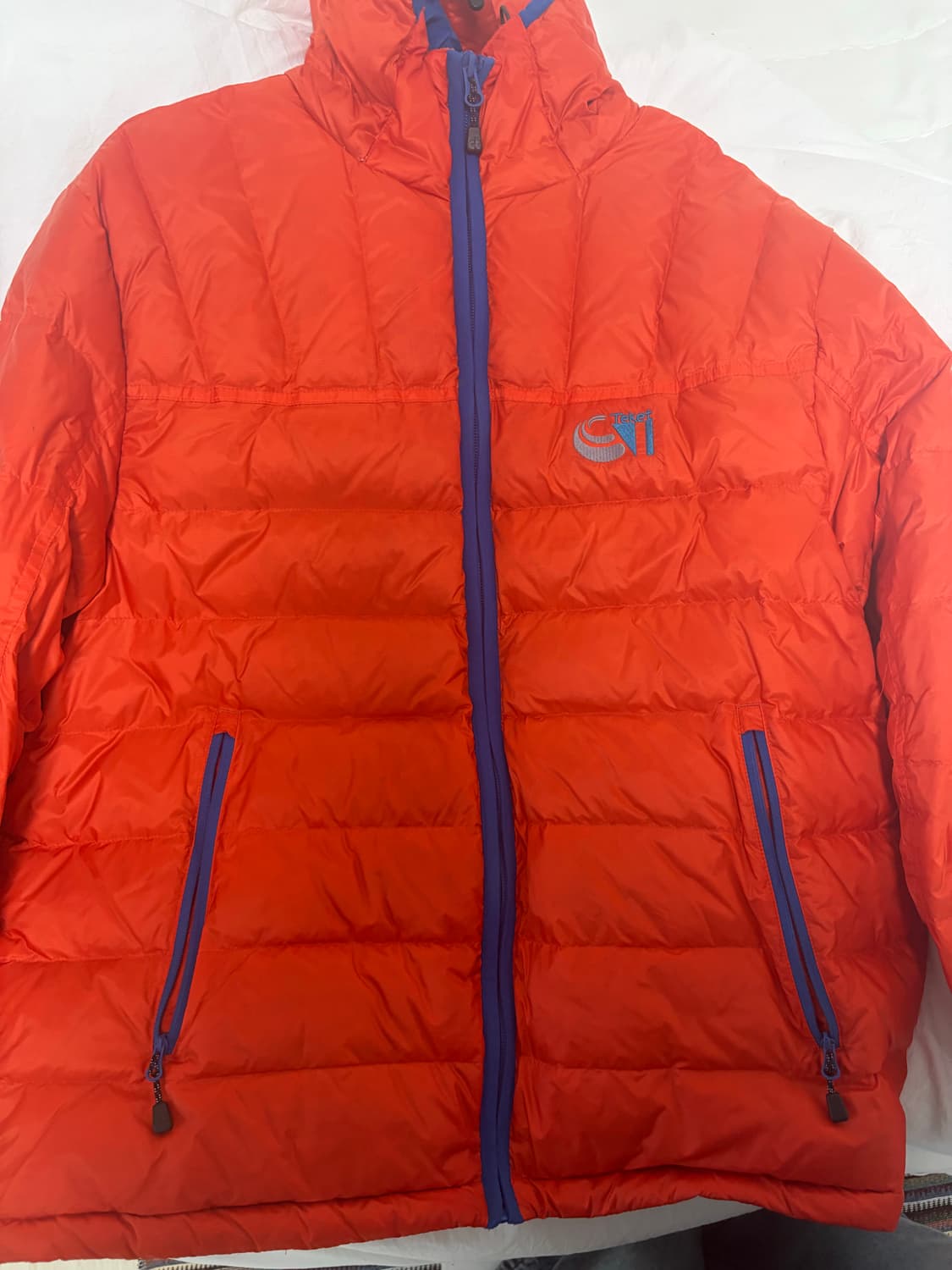 테켓 CT Lightweight Down Jacket Orange L 상품이미지1
