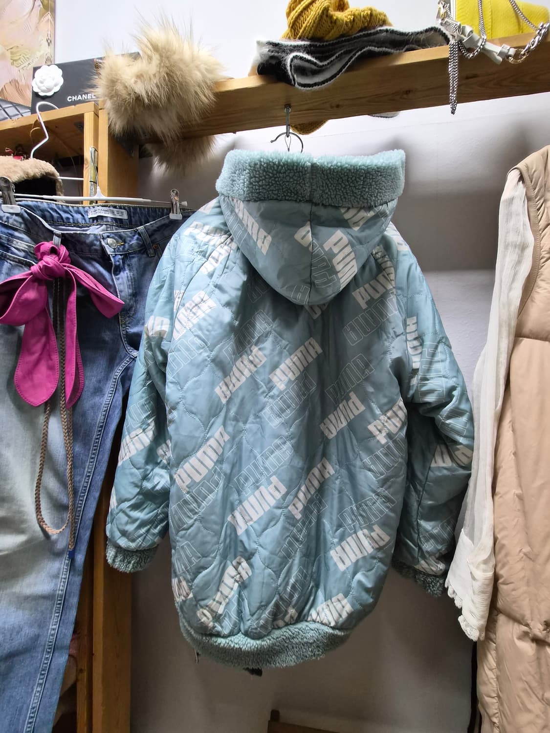 퓨마 리버시블 뽀글이 집업 상품이미지7