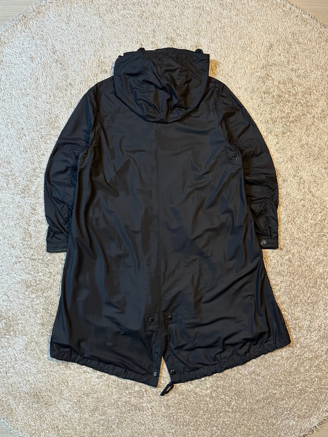 폴로 랄프로렌 롱 후드 야상 자켓 블랙 상품이미지4