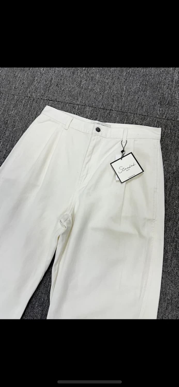 [beslow] 새상품 비슬로우 스탠다드 데님 아이보리 상품이미지2