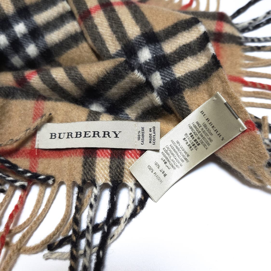 버버리 노바 체크 캐시미어 머플러 목도리 상품이미지6