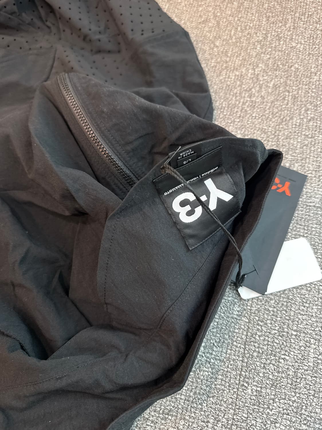 Y-3 요지야마모토 체크 매쉬 필드 자켓 L  상품이미지7