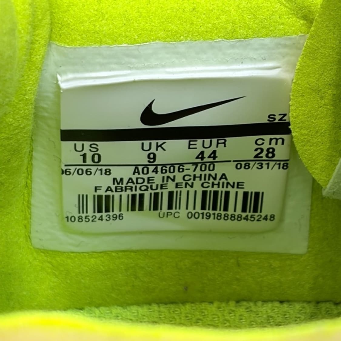 NIKE x OFF WHITE 에어포스 1 로우 볼트 280 상품이미지7