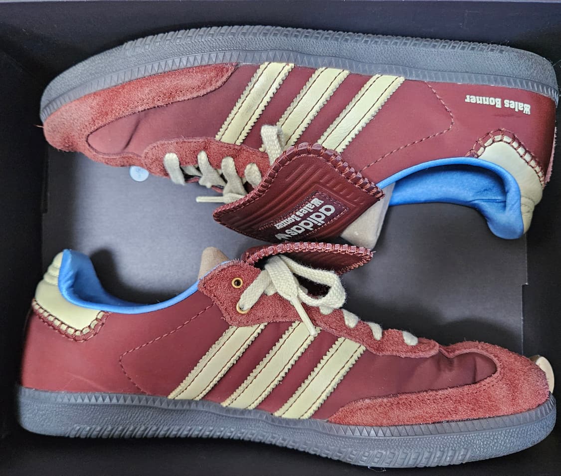 아디다스 x 웨일스보너 나일론 삼바 폭스 브라운 샌디 베이지 상품이미지4