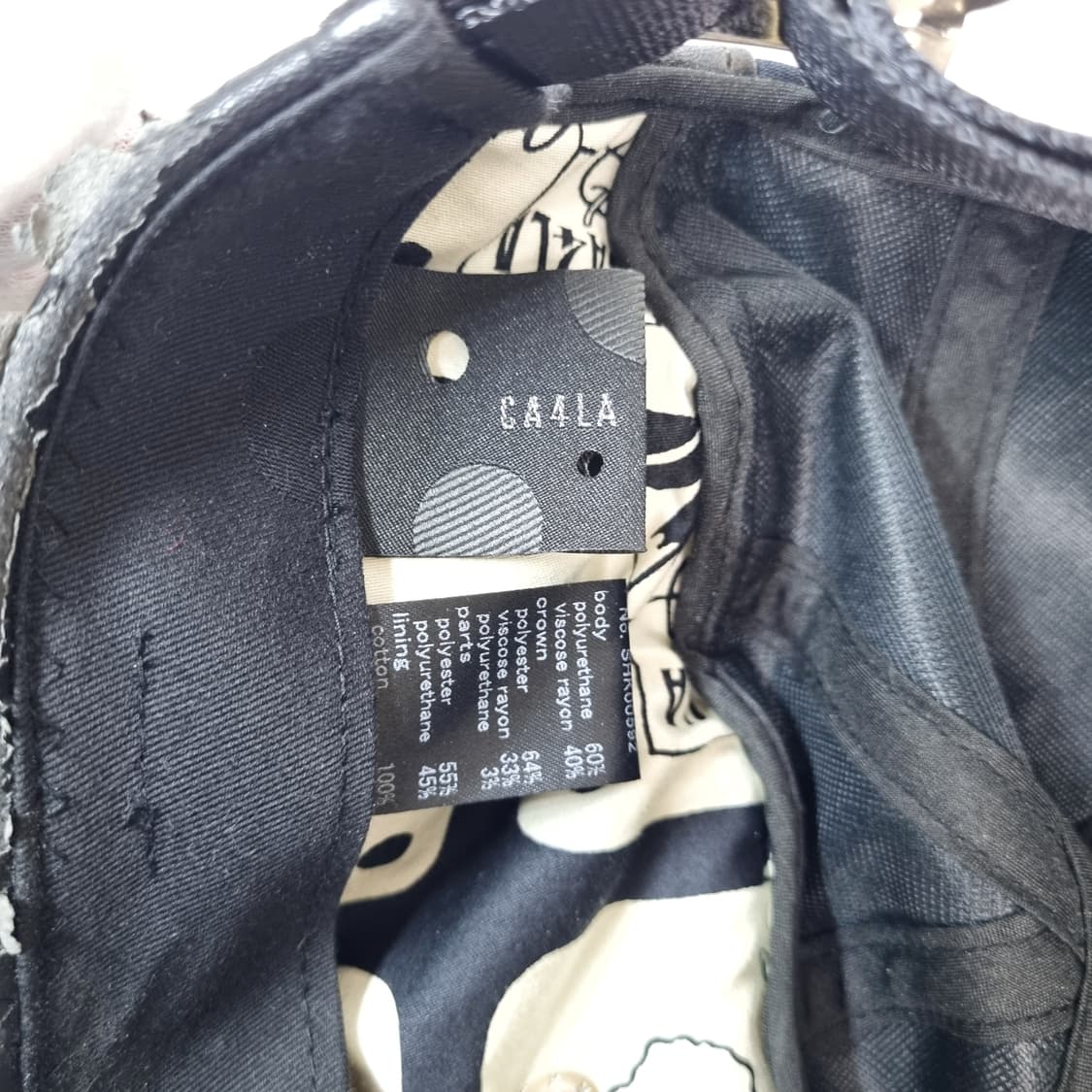 CA4LA 바이커 캡 레더 상품이미지9