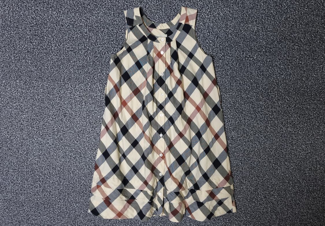 [무료배송][150]닥스 키즈 체크 민소매 원피스 상품이미지1