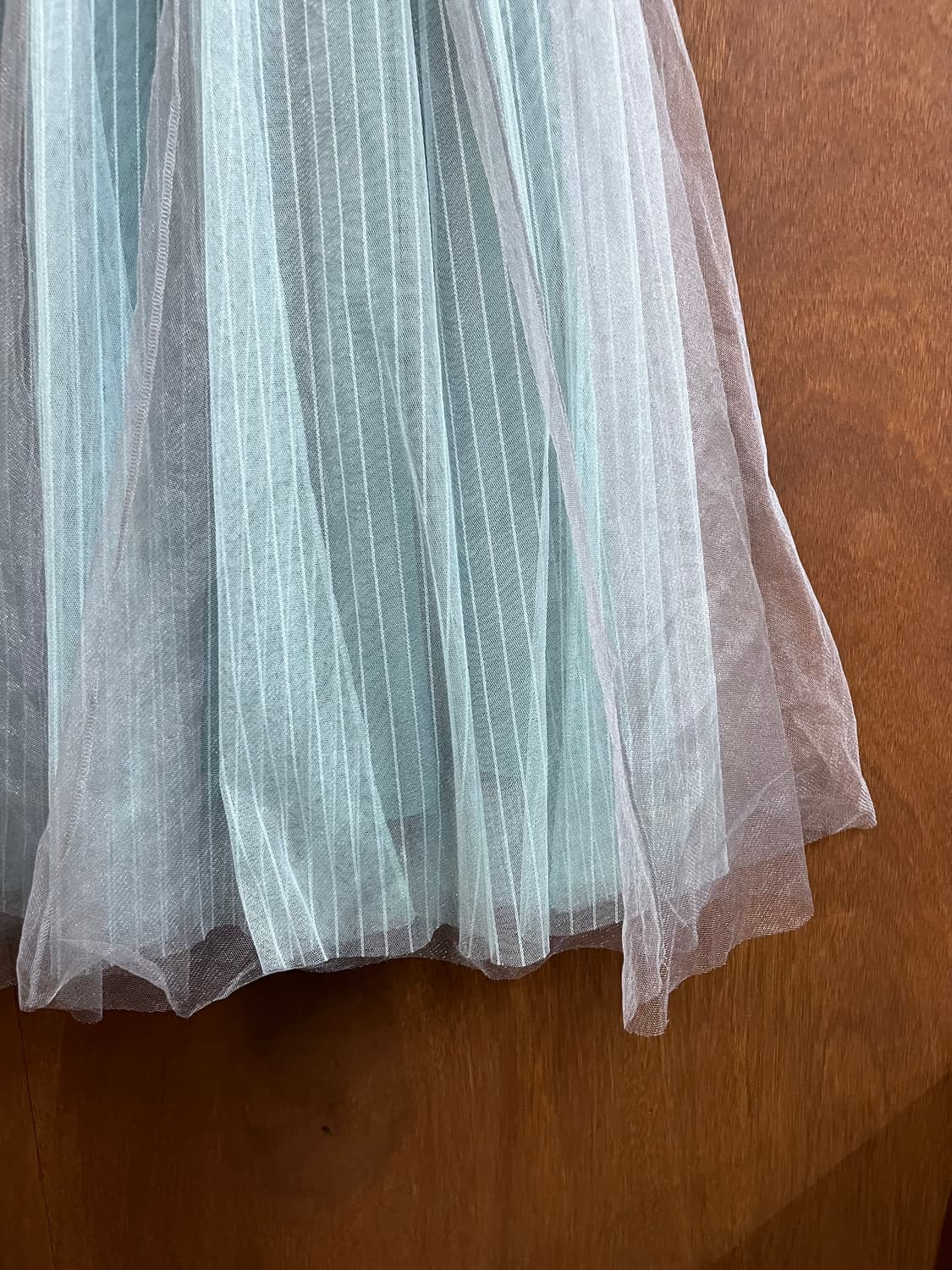 트리플 레이어 튤 스커트 블루 상품이미지6