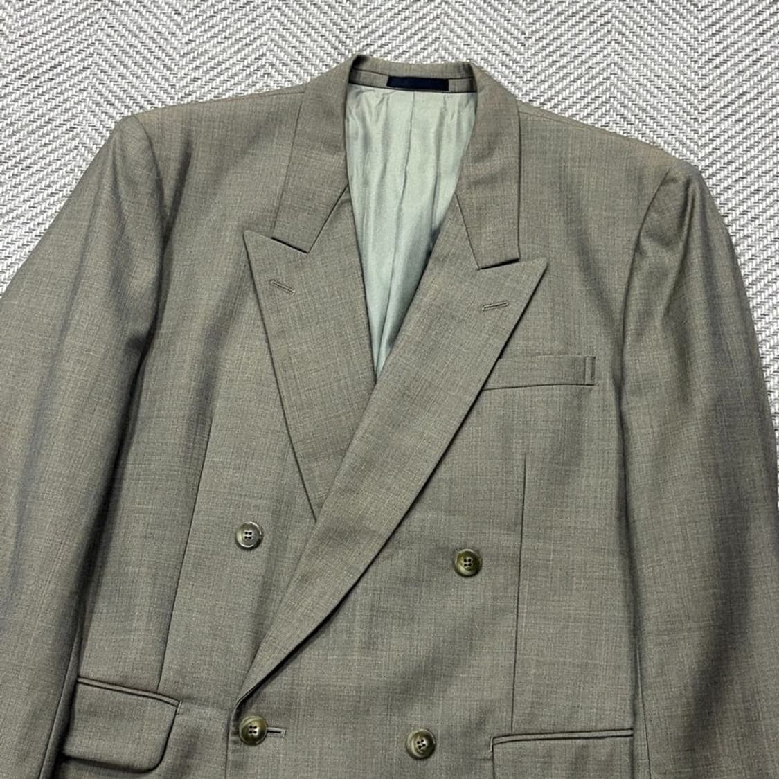 로로피아나 원단 더블 블레이저 v2656 상품이미지3