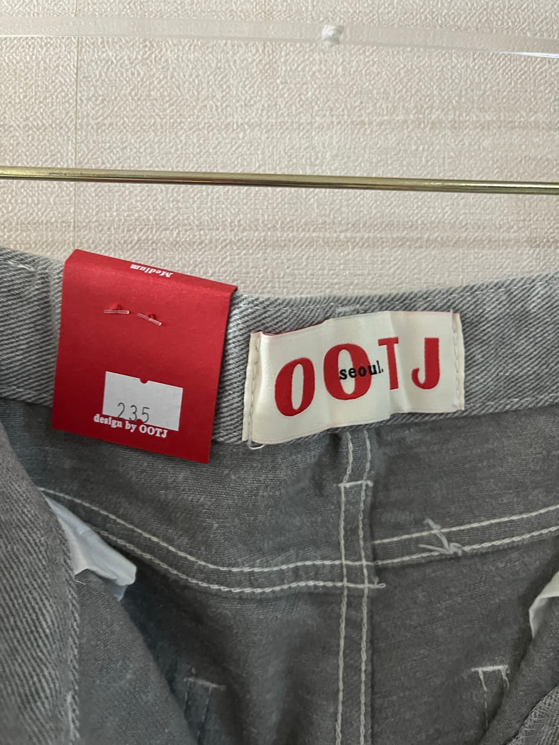 OOTJ그레이기모팬츠(M) 상품이미지6