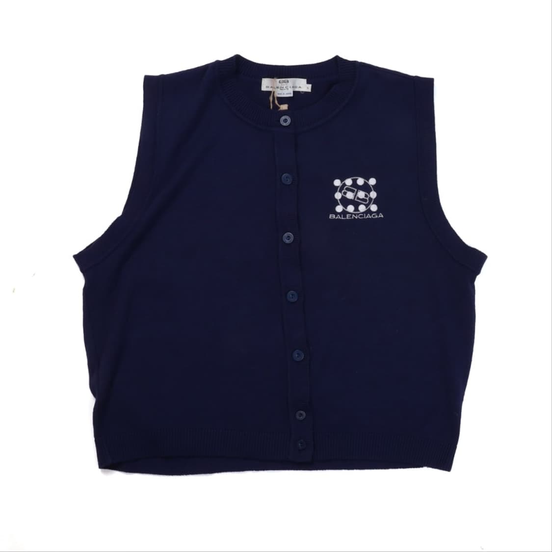  Balenciaga Logo Embroidered Wool Vest  상품이미지1