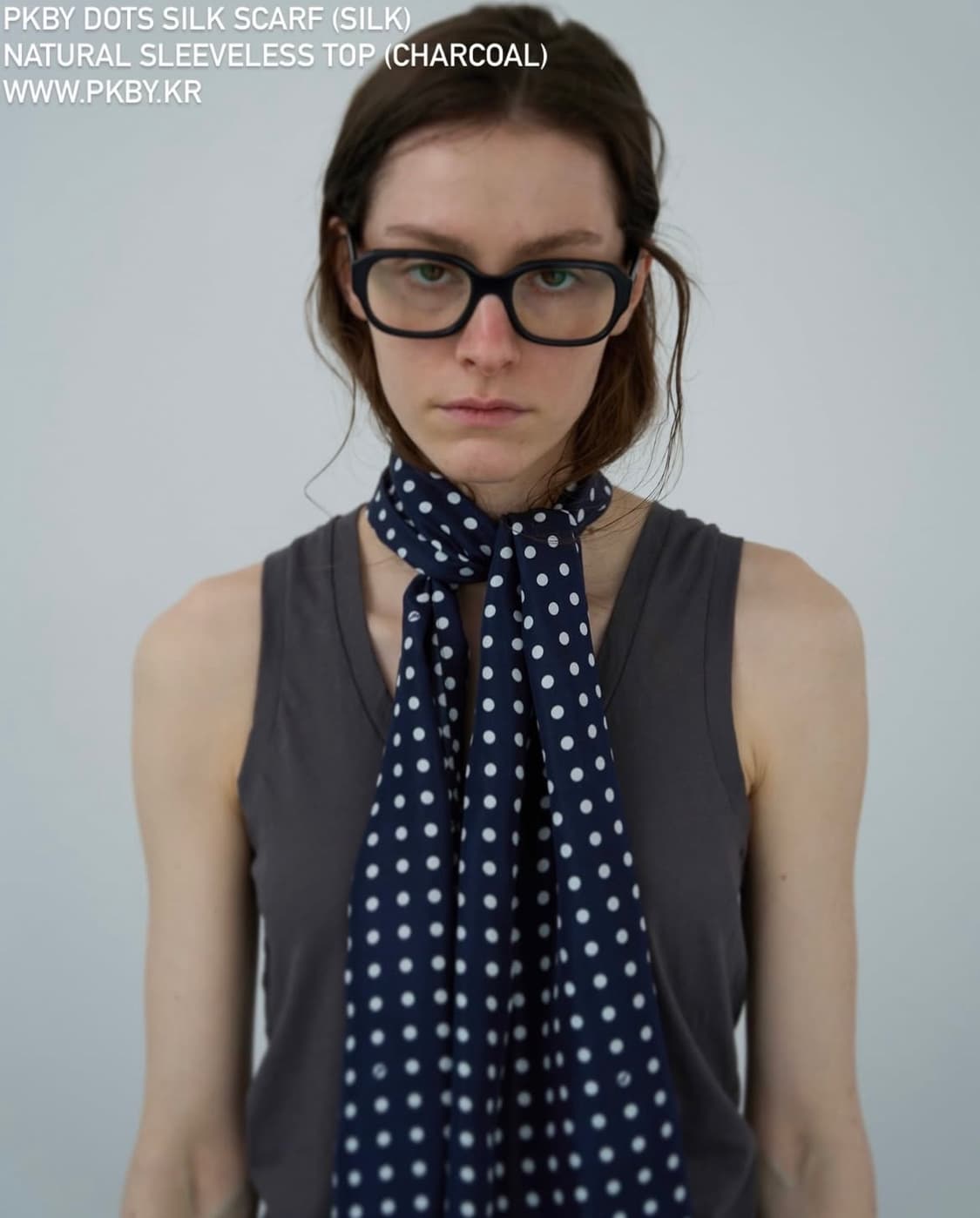 Pkby dot silk scarf 스카프 상품이미지1