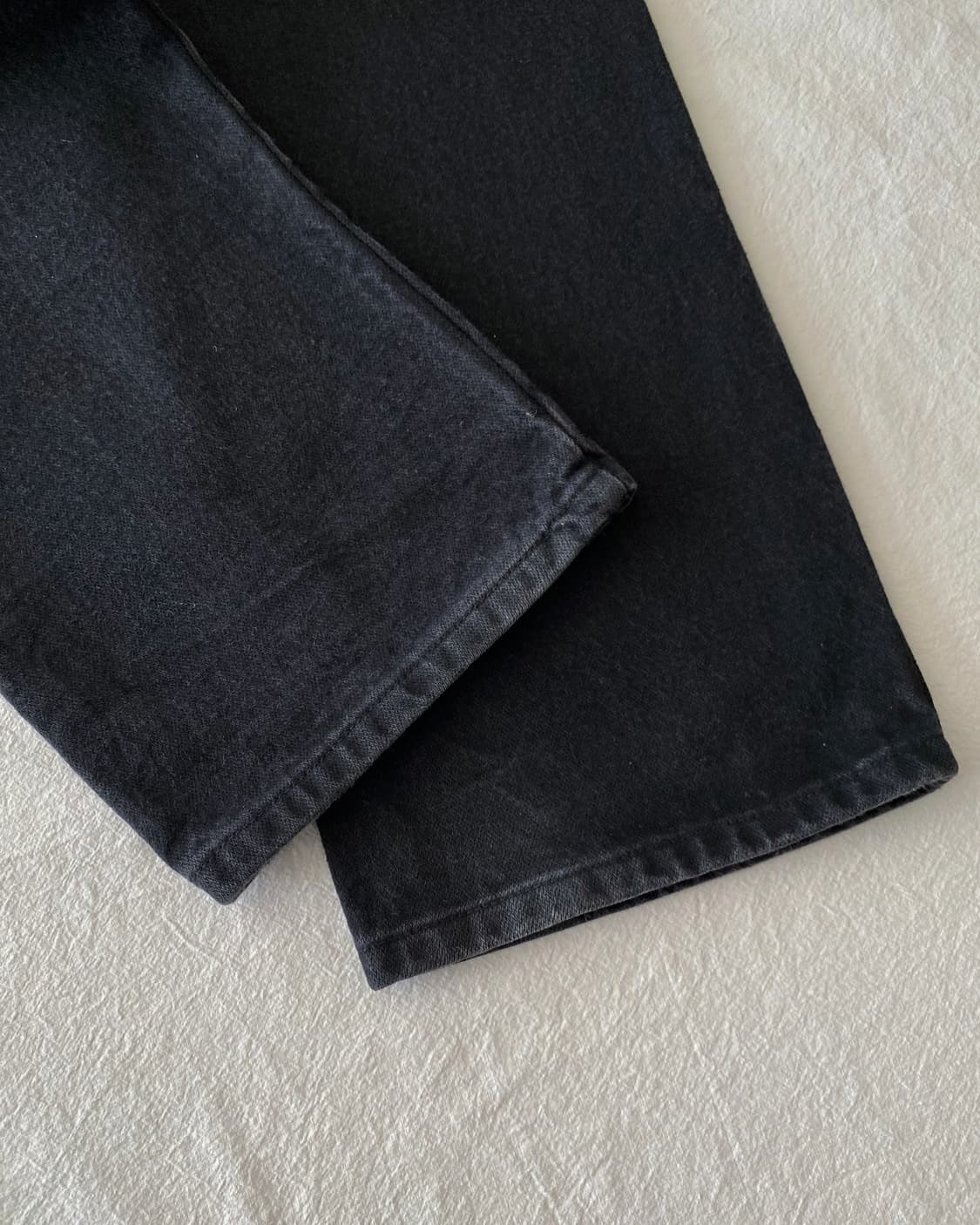 랭글러 블랙 데님 팬츠 상품이미지8