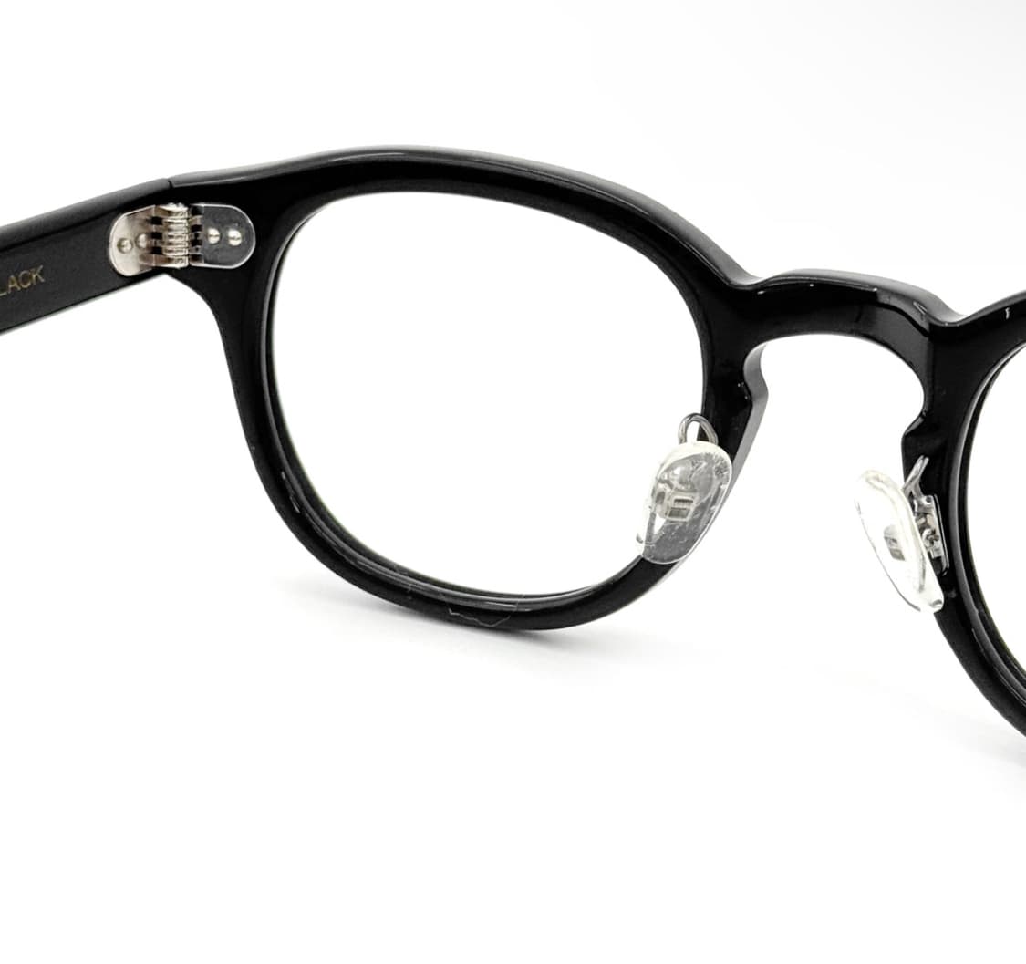 Moscot 모스콧 렘토쉬 46 블랙 안경 뿔테 메탈 코받침 버전 상품이미지5