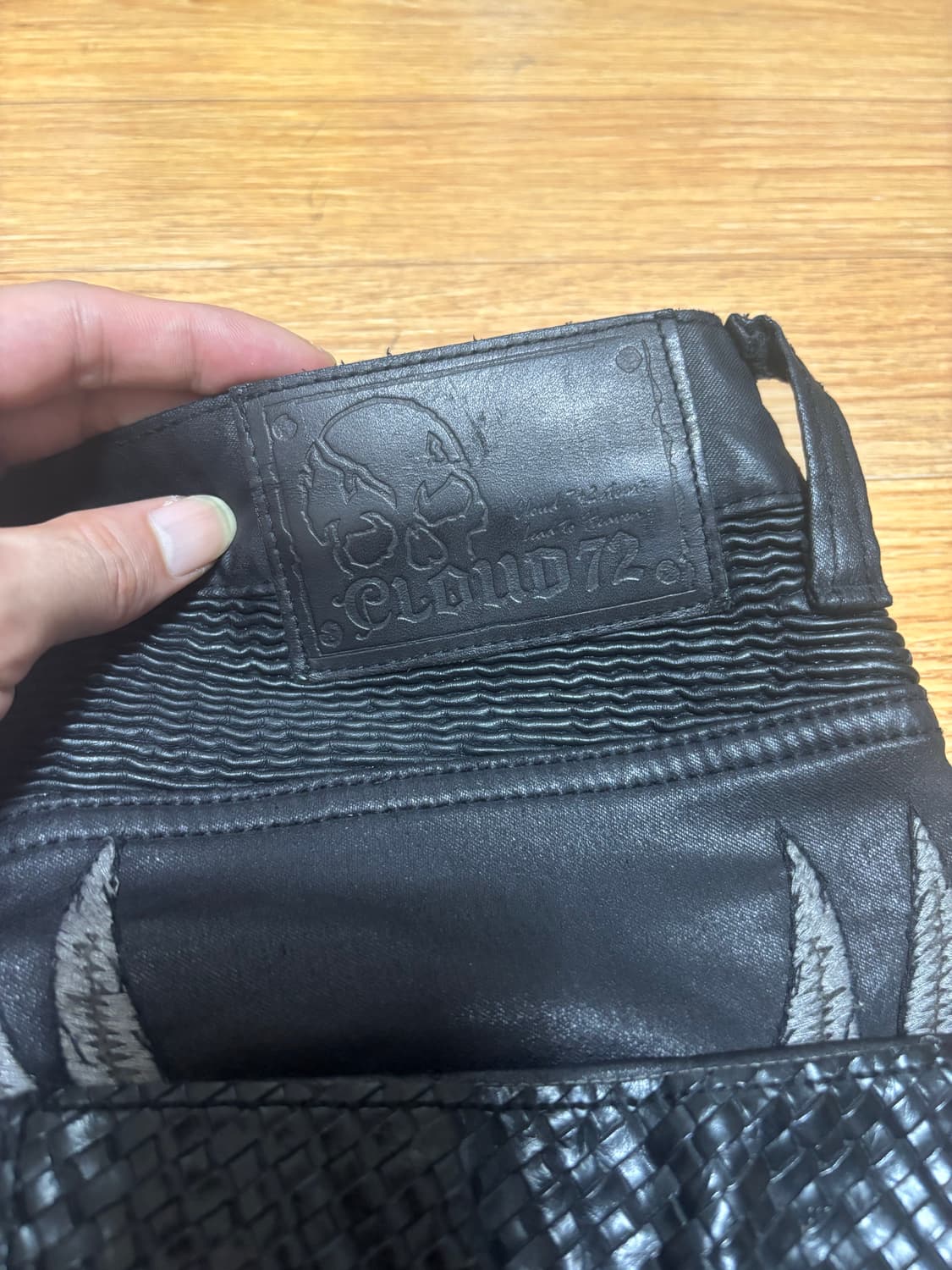 Cloud72 레더 패치 블랙 상품이미지3