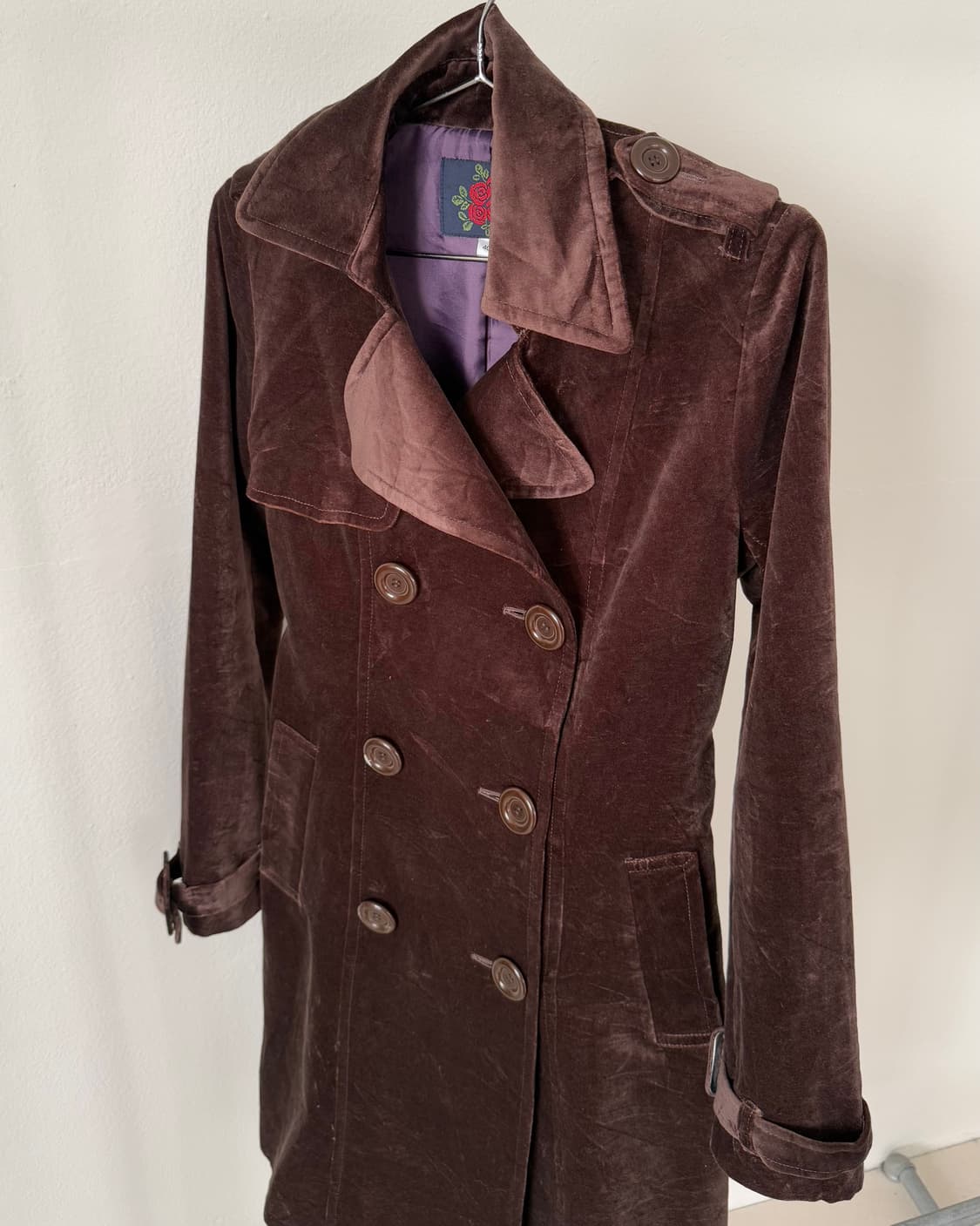 빈티지 벨벳 코트 상품이미지5