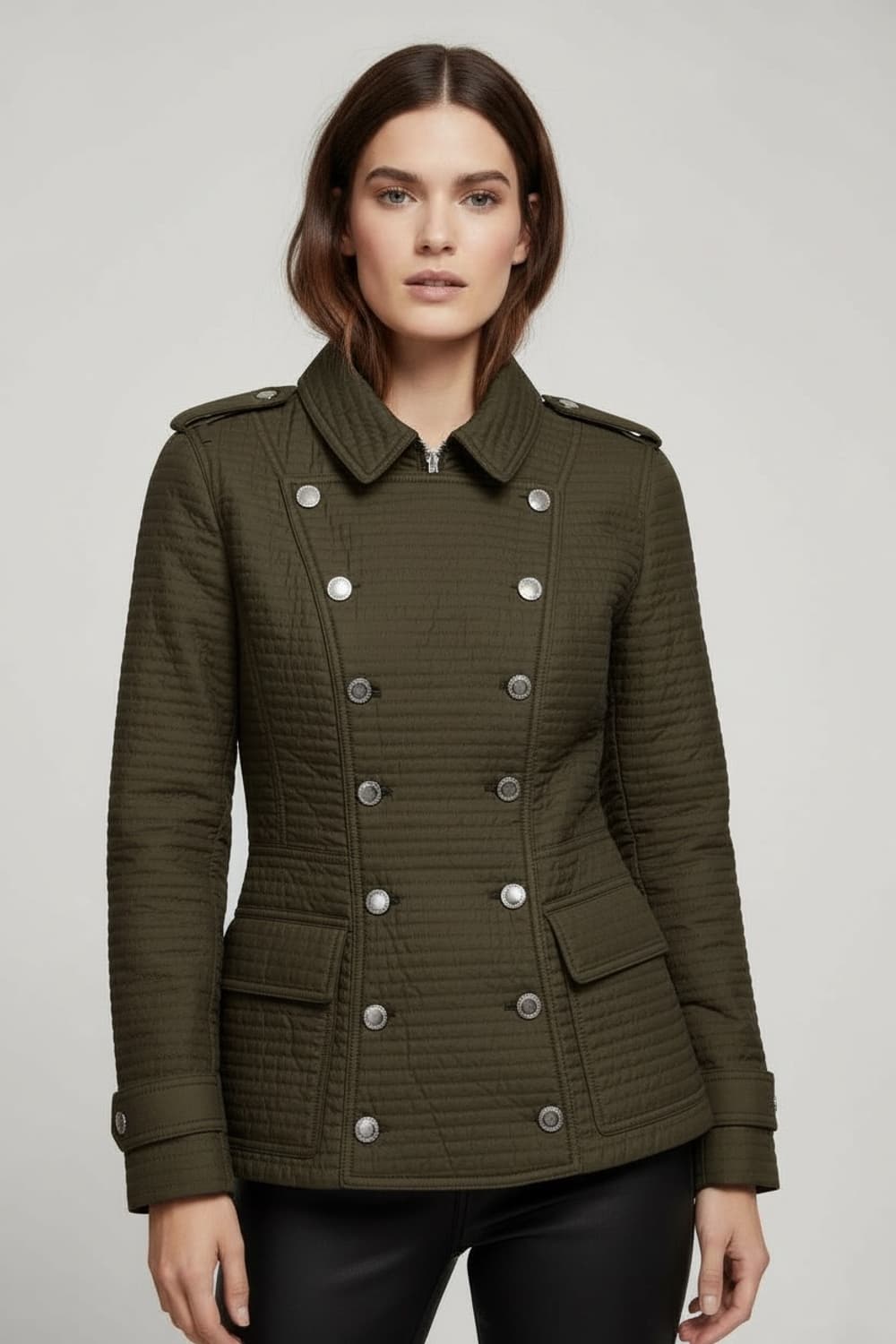 버버리 퀼팅 더블버튼 자켓(M/55) 상품이미지2