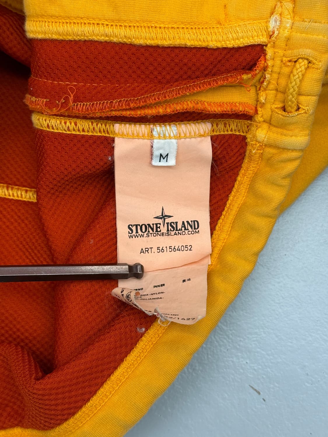 스톤아일랜드 12ss 나일론 후드 스웻 집업 자켓 상품이미지8