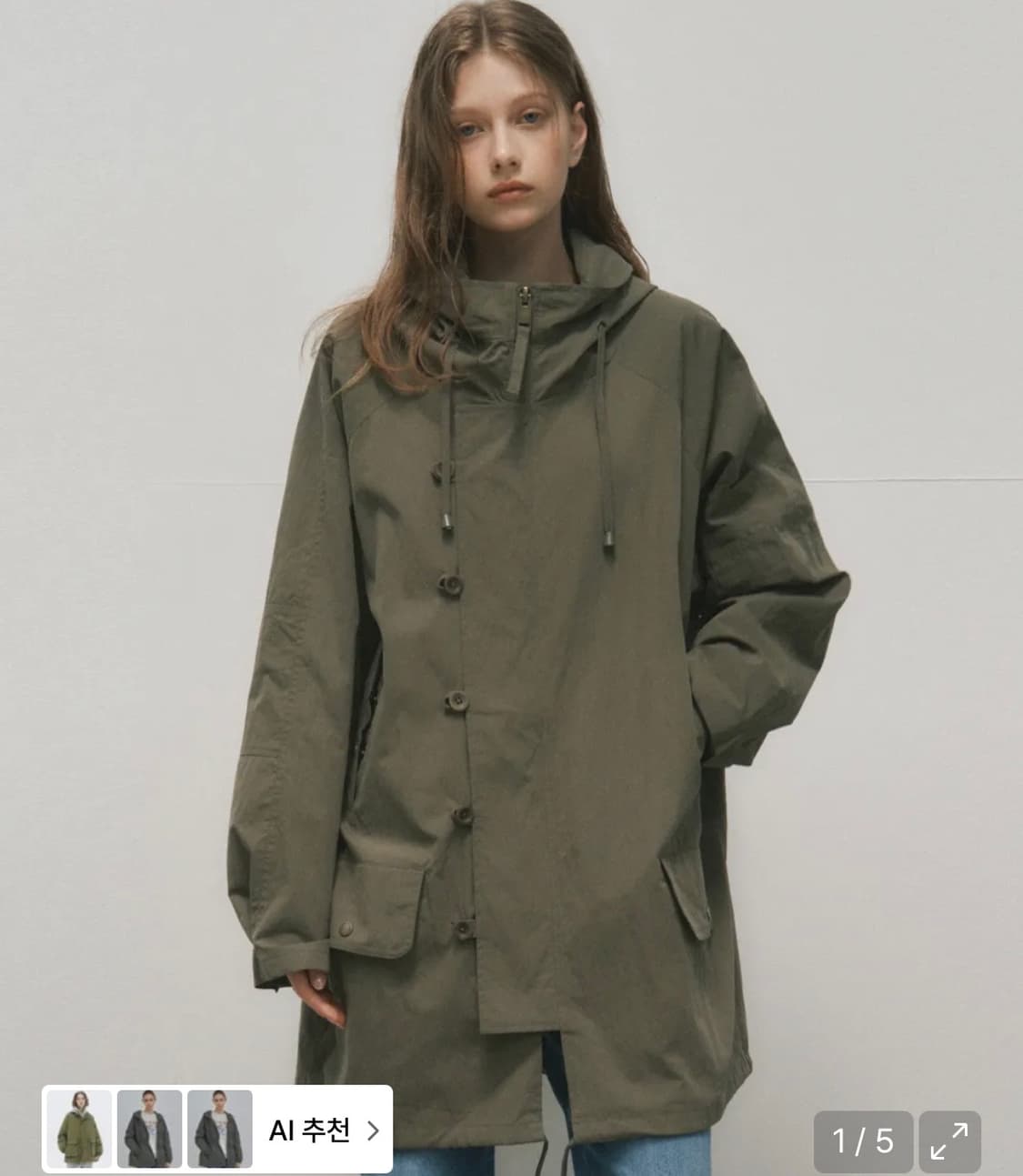 웬즈데이오아시스 야상 L 상품이미지1