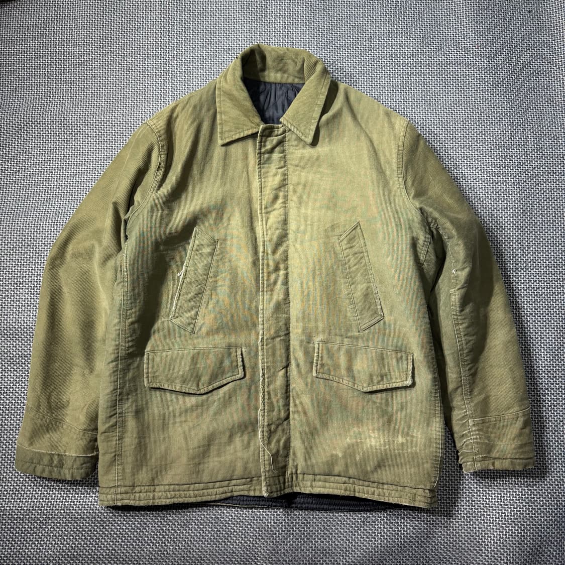 빈티지 워크 자켓 그린 (L/OLD-8326 ) 상품이미지1