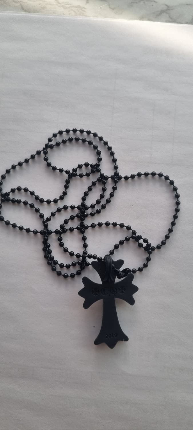 크롬하츠 실리콘 목걸이 블랙 상품이미지3