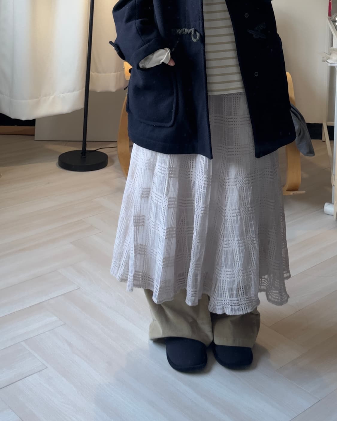 [ANYSIS] check pattern skirt 상품이미지2