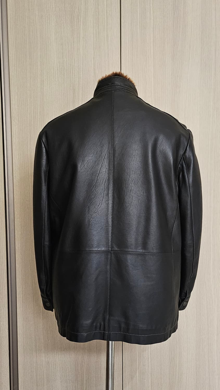 (정가100만원대)로가디스 블랙라벨 토끼털 블랙 양가죽자켓 95~100 상품이미지6