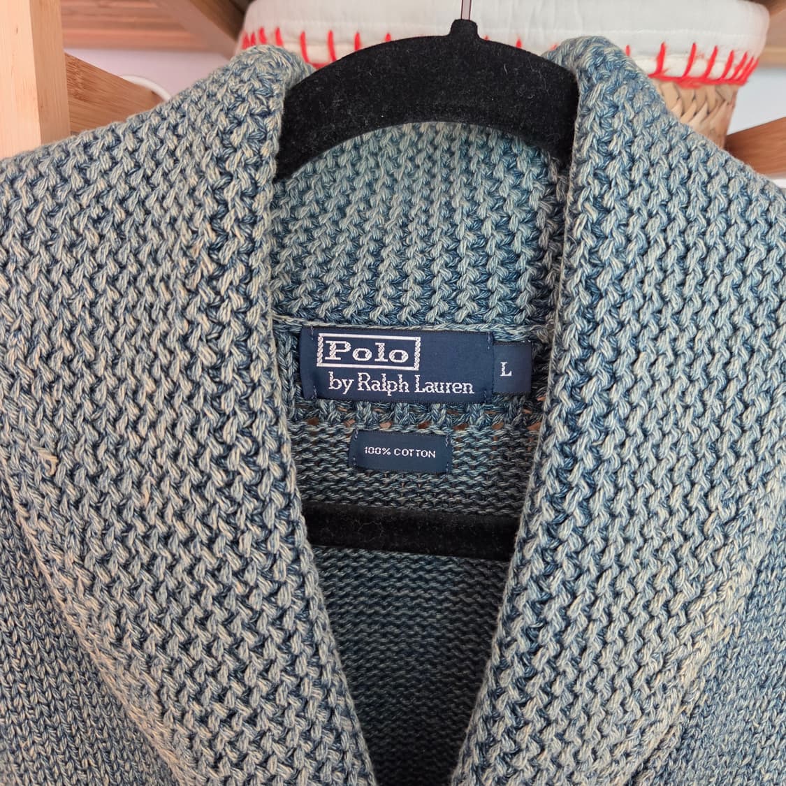 폴로 숄카라가디건 상품이미지2