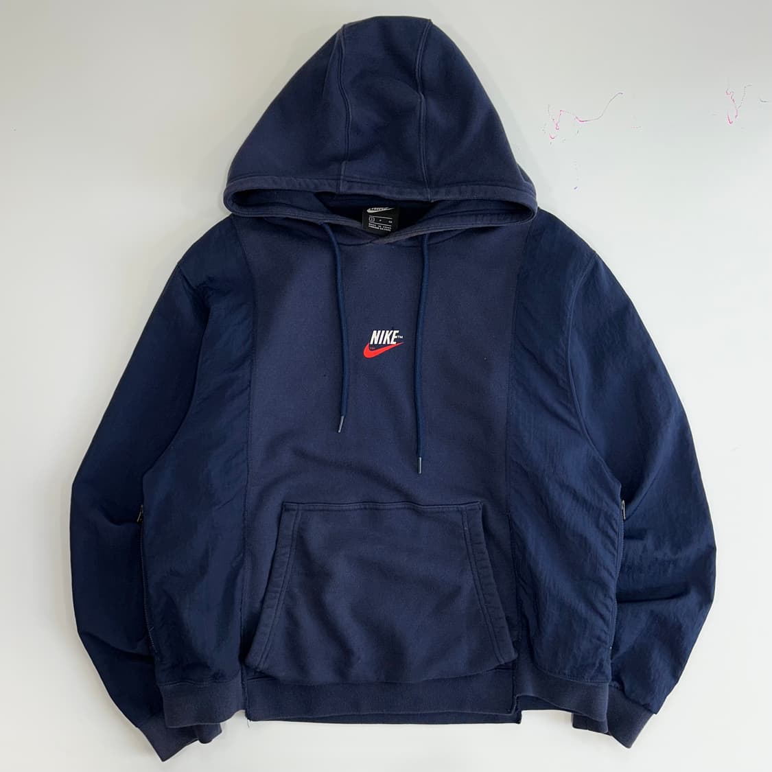 Nike 나이키 스몰로고 네이비 후드티 상품이미지3