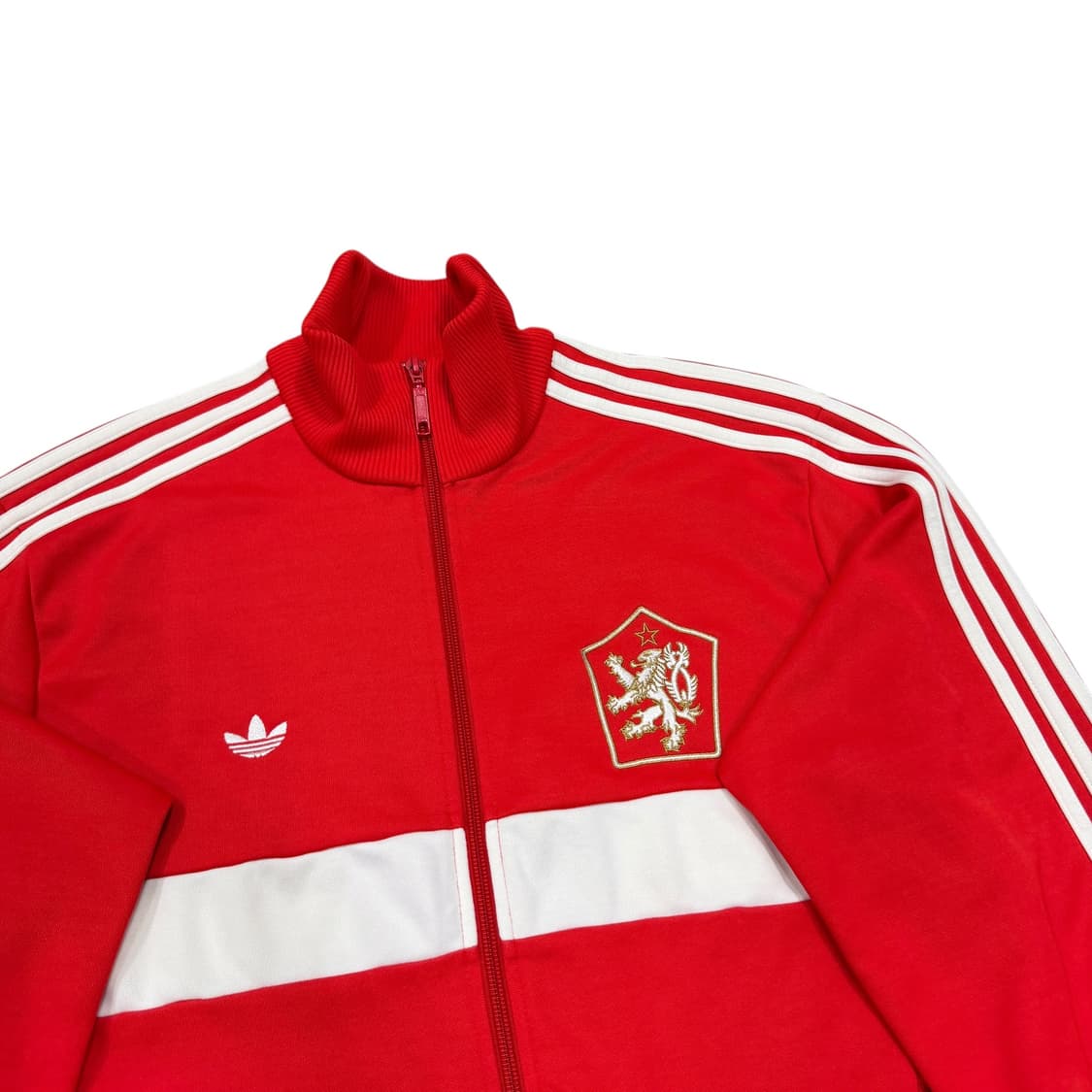 아디다스 빈티지 체코 트랙탑 져지 자켓 레드 2XL 상품이미지2