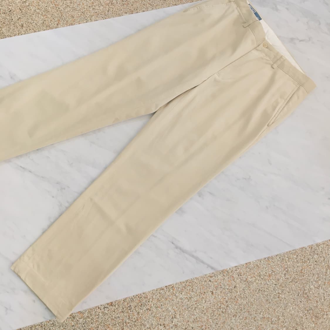 라이트 베이지 치노 팬츠 면바지 / 하리 34 사이즈 상품이미지3