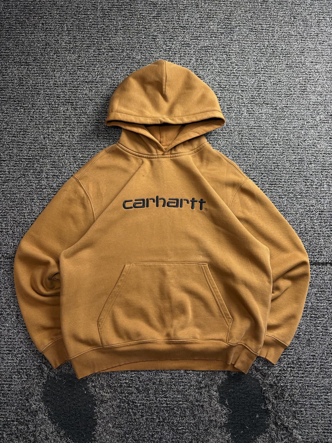 칼하트 WIP 스팰로고 후디 브라운 3787 상품이미지2