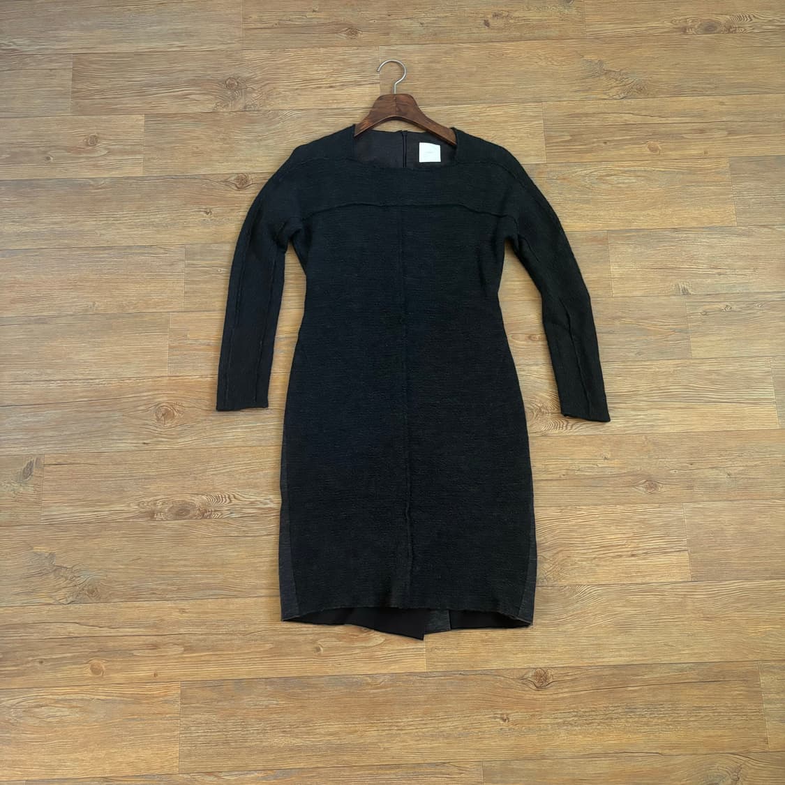 KUHO 구호 원피스 85 투톤 미니멀 슬림 실루엣 입체 상품이미지1