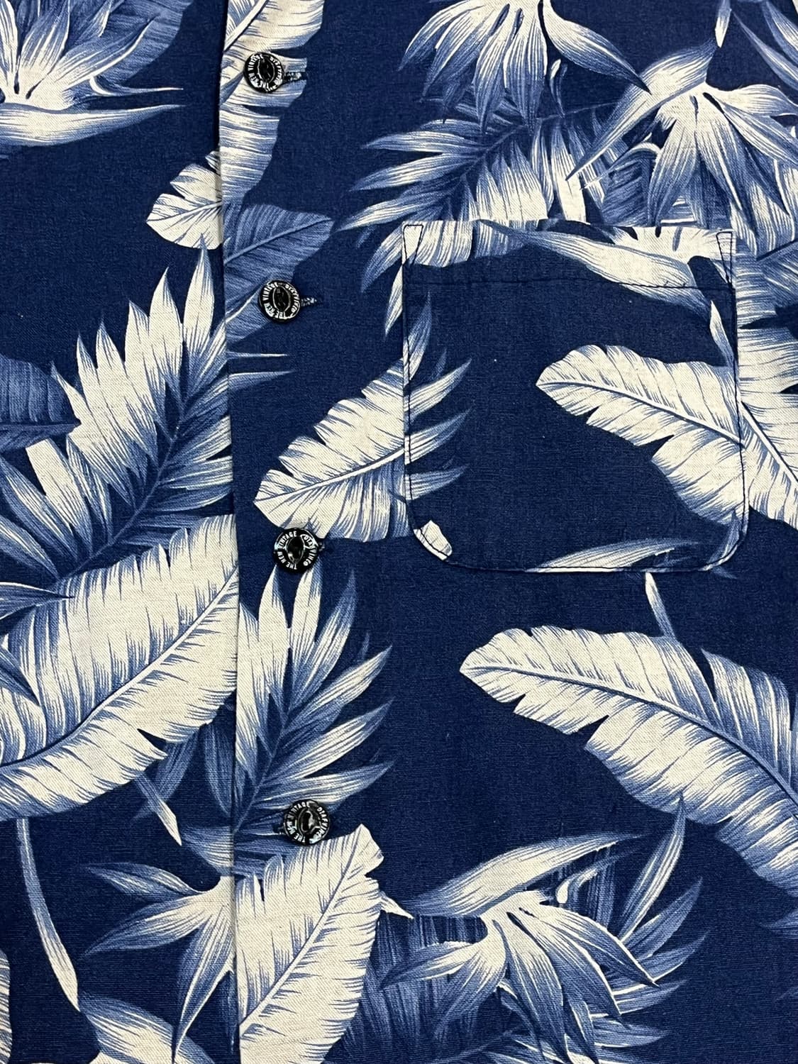 디아프바인 하와이안 반팔 셔츠 네이비 L #csz3509 상품이미지5