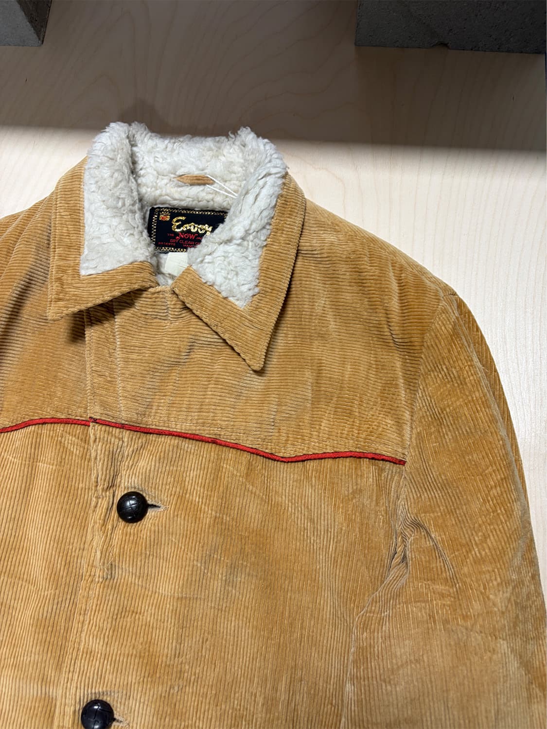 빈티지 코듀로이 시어링 자켓  상품이미지5