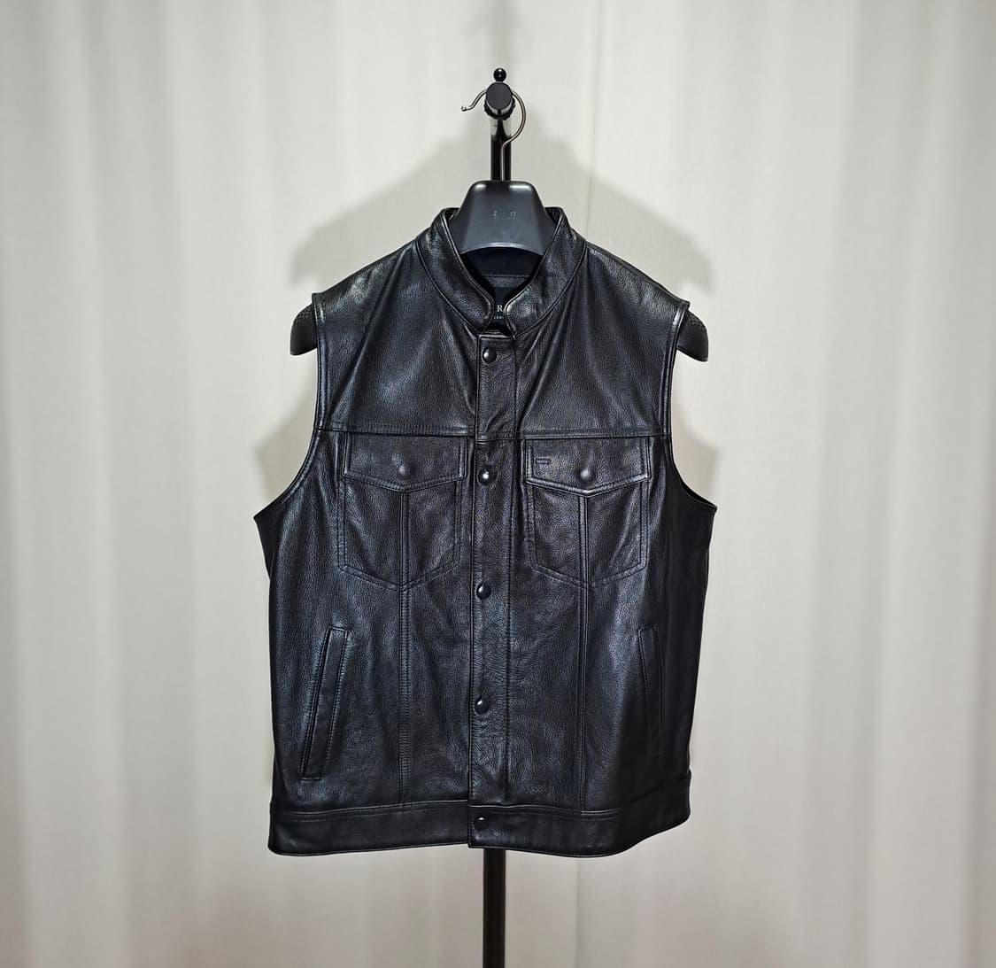 (새상품급) 소가죽 바이커 베스트 L B559 상품이미지1