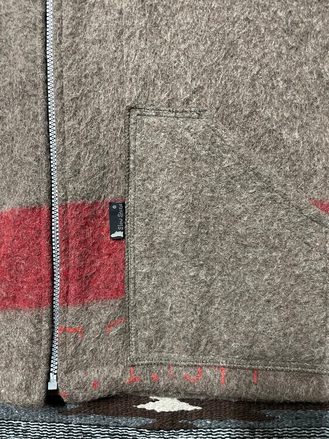 Slow Stone 90s 밀리터리 블랭킷 자켓 상품이미지5