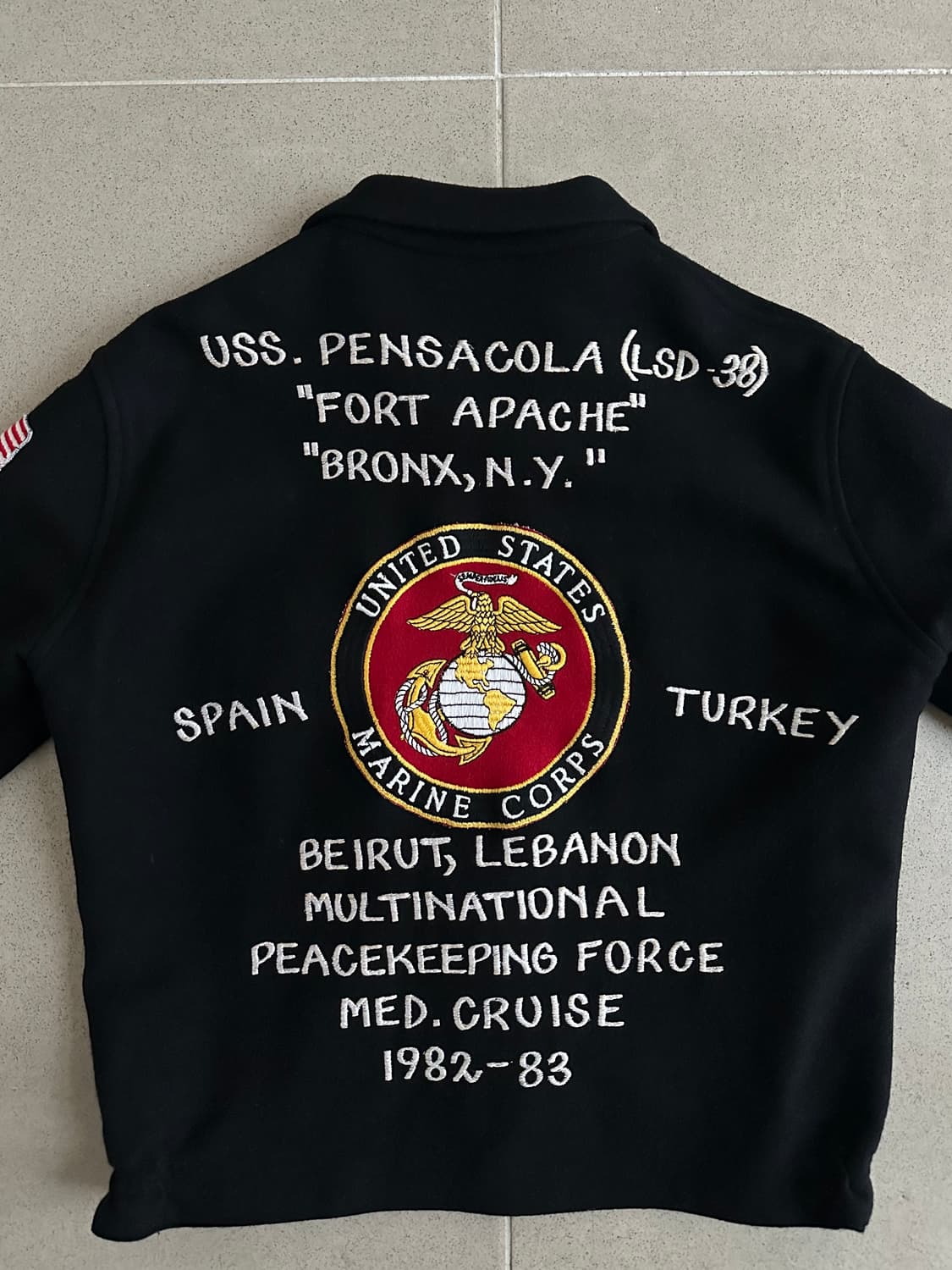 80s USMC 울 투어 자켓 상품이미지4