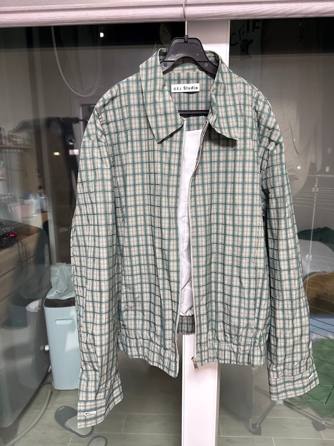 CEJ스튜디오 체크 자켓 상품이미지1