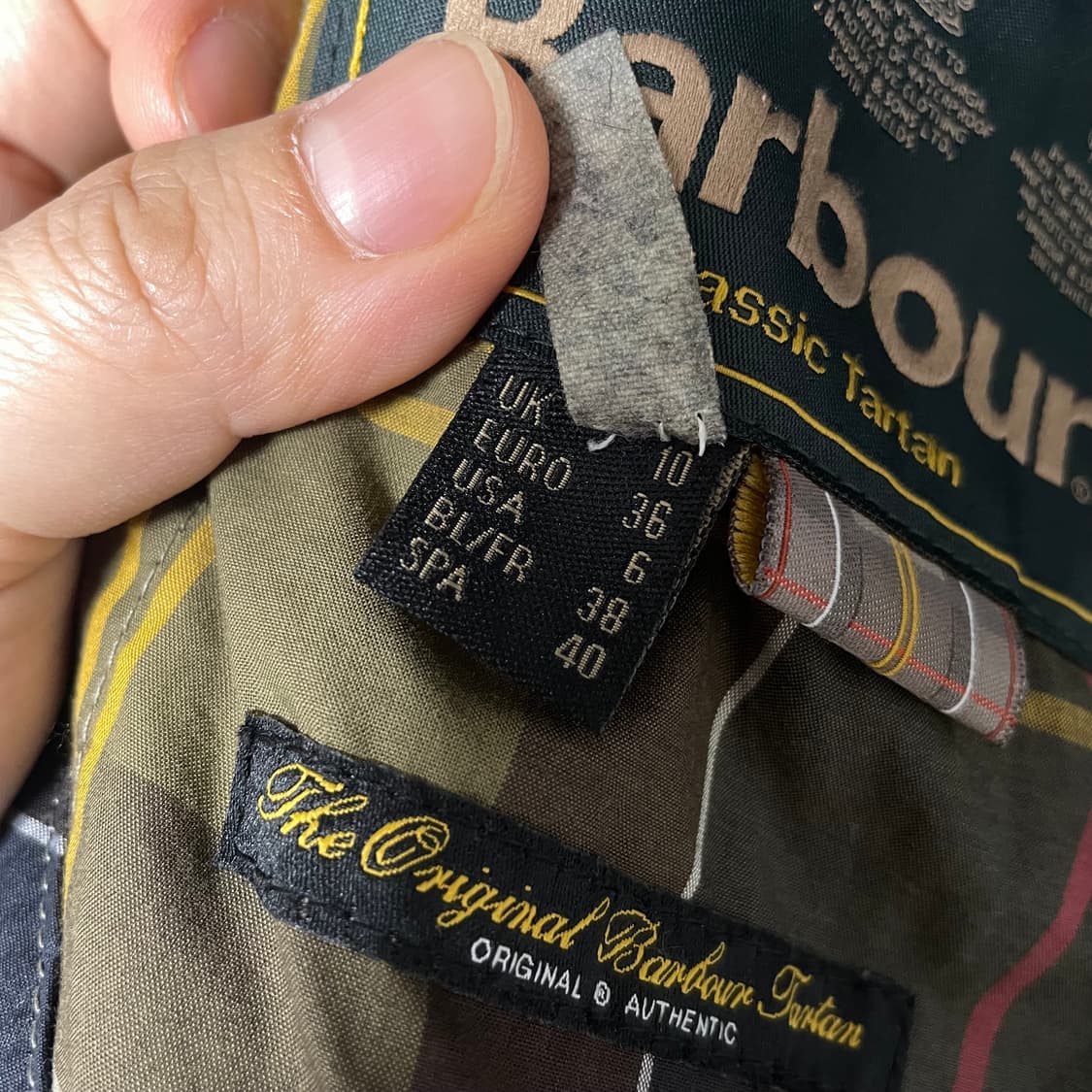 바버 퀼팅 코트 자켓  상품이미지3