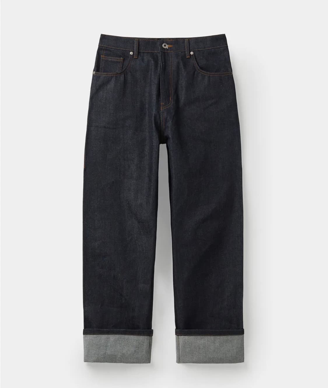 쿠어 신치 백 턴업 jeans 상품이미지8