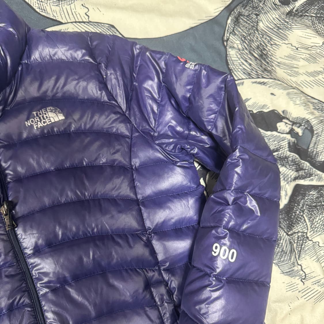 노스페이스 900 구스다운 경량패딩 여성 L사이즈  상품이미지4